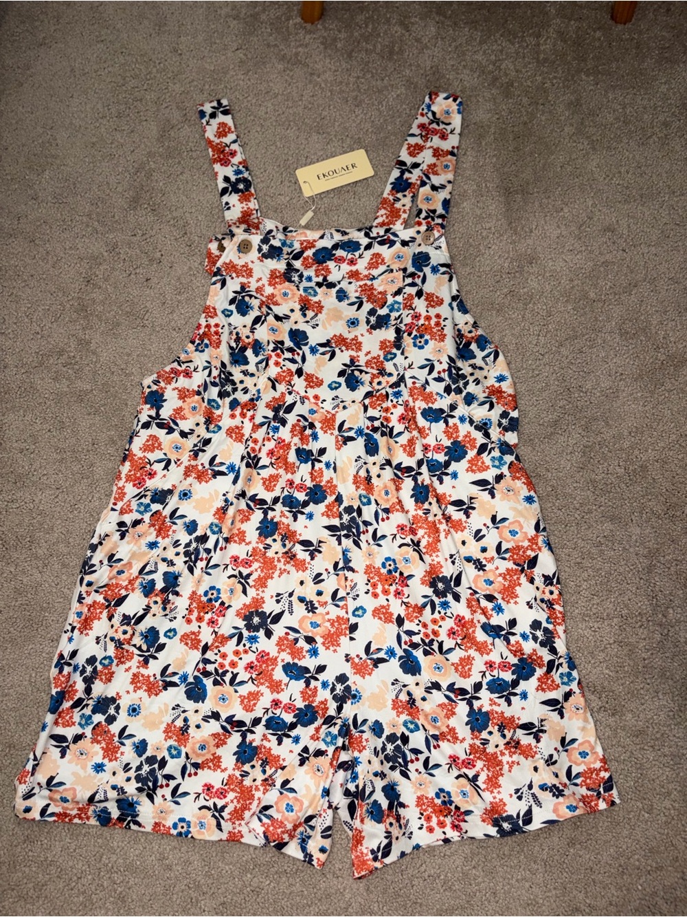 Ekouar Brand Floral Romper